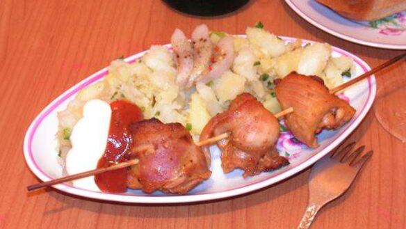 ШАГ 16. зимний шашлычок