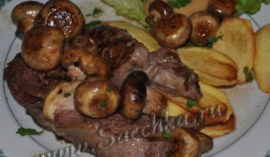 Рецепт стейка иза говядин