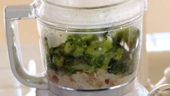 ШАГ 3. говяжьи тефтели с брокколи