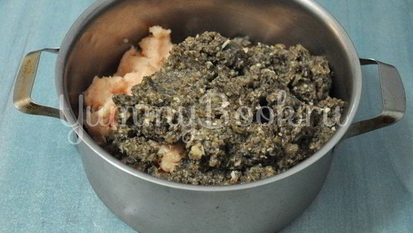 ШАГ 3. куриные тефтели с грибами