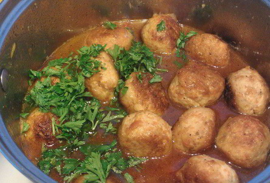 Куриные тефтели с тыквой