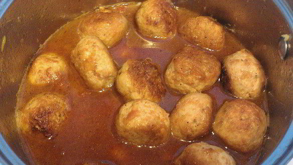 ШАГ 3. куриные тефтели с тыквой