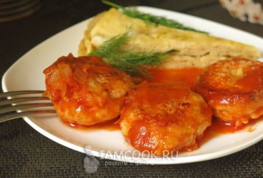 Куриные тефтели в мультиварке