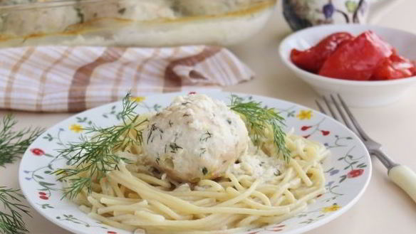 ШАГ 10. куриные тефтели в сливочном соусе в духовке