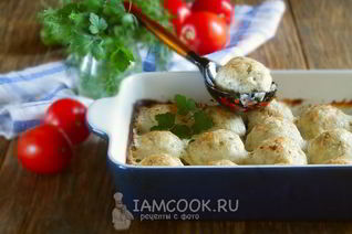 Куриные тефтели в сметанном соусе