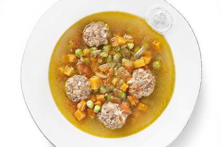 Кюфта-бозбаш с тефтелями