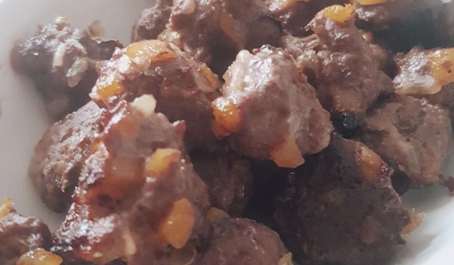 Рецепт мясные тефтели с курагой