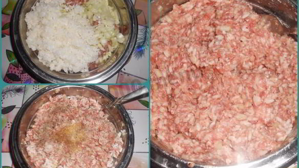 ШАГ 4. мясные тефтели с рисом с подливкой