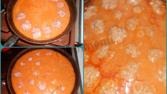 ШАГ 9. мясные тефтели с рисом с подливкой