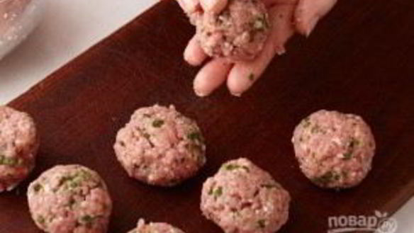 ШАГ 3. мясные тефтели