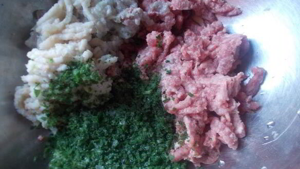 ШАГ 2. печеные овощи с мясными тефтелями