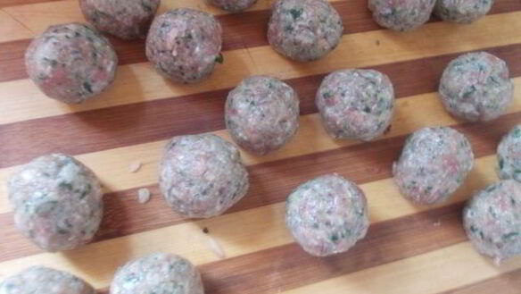 ШАГ 3. печеные овощи с мясными тефтелями