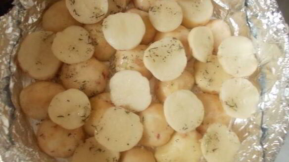 ШАГ 8. печеные овощи с мясными тефтелями