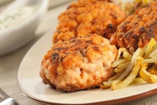 Рыбные тефтели с картофелем