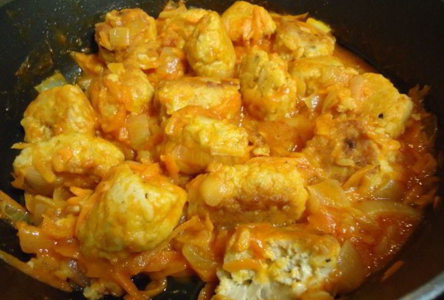 Рыбные тефтели в томатном соусе