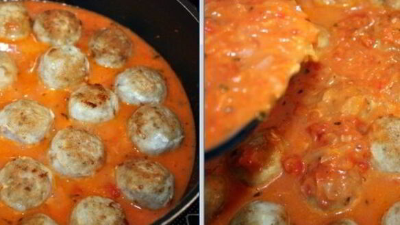 ШАГ 7. рыбные тефтельки в томатном соусе