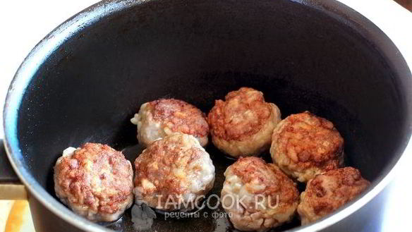 ШАГ 6. тефтели из говяжьего фарша с подливкой