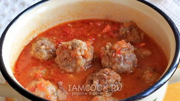 ШАГ 12. тефтели из говяжьего фарша с подливкой