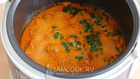 ШАГ 16. тефтели из индейки в мультиварке