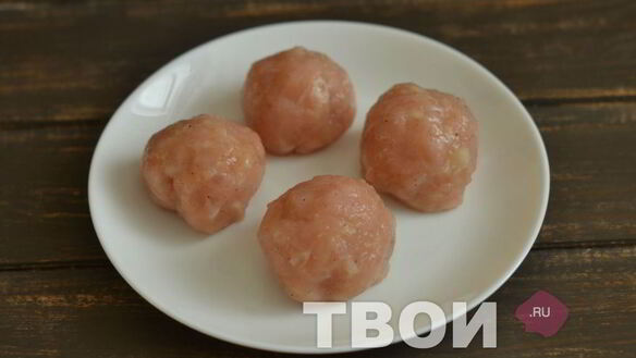 ШАГ 4. тефтели из индейки