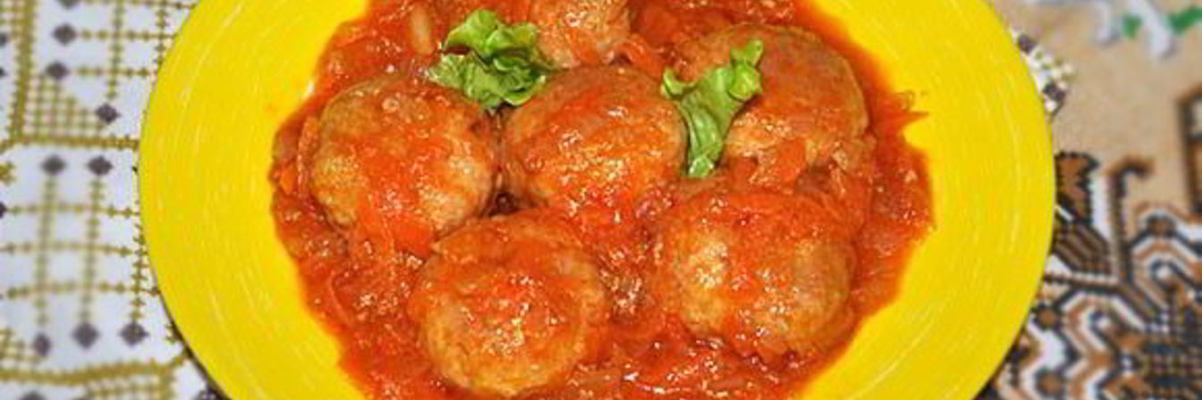 Тефтели из мясного фарша с кускусом