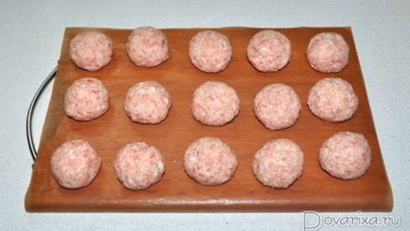 ШАГ 3. тефтели из мясного фарша с кускусом