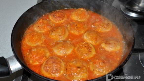 ШАГ 8. тефтели из мясного фарша с кускусом