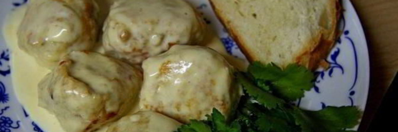 Тефтели куриные в сливочном соусе