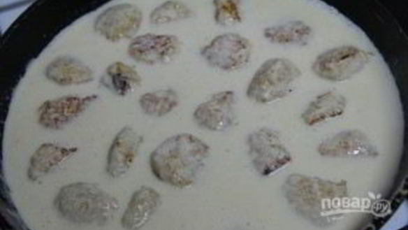 ШАГ 5. тефтели куриные в сливочном соусе