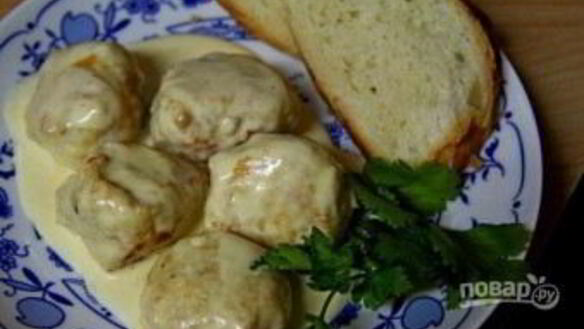 ШАГ 6. тефтели куриные в сливочном соусе