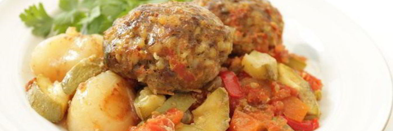 Тефтели с булгуром и кабачком