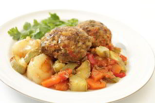 Тефтели с булгуром и кабачком