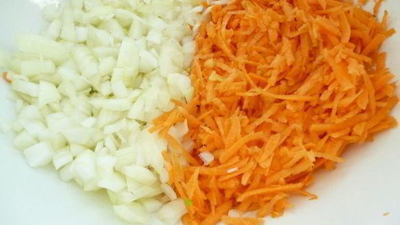 ШАГ 2. тефтели с булгуром и кабачком