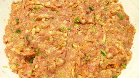 ШАГ 4. тефтели с булгуром и кабачком