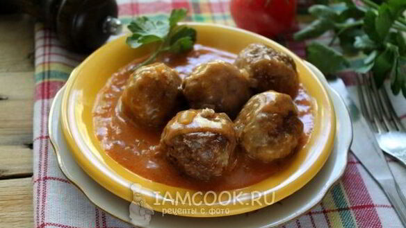 ШАГ 12. тефтели с гречкой и фаршем