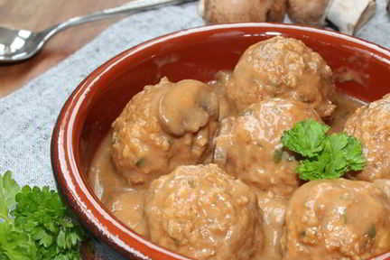 Тефтели с грибами