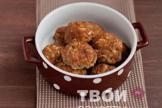 Тефтели с кабачком и тыквой