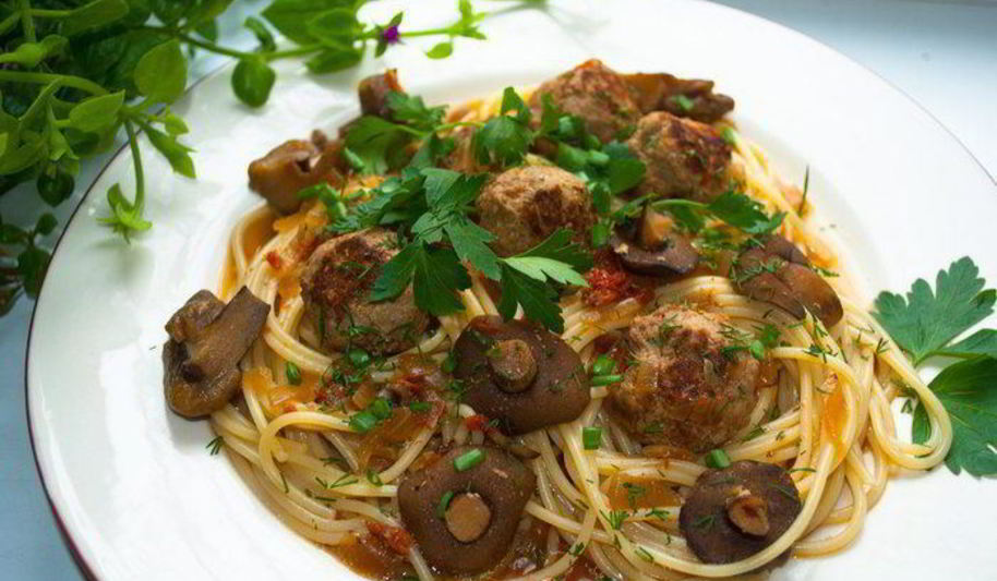 Рецепт тефтели с лесными грибочками