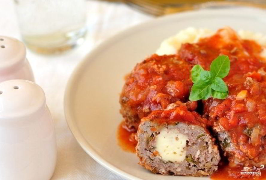 Тефтели с начинкой