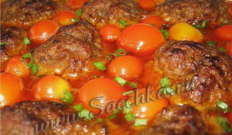 Рецепт тефтели с овощами