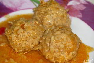 Тефтели с подливкой в мультиварке