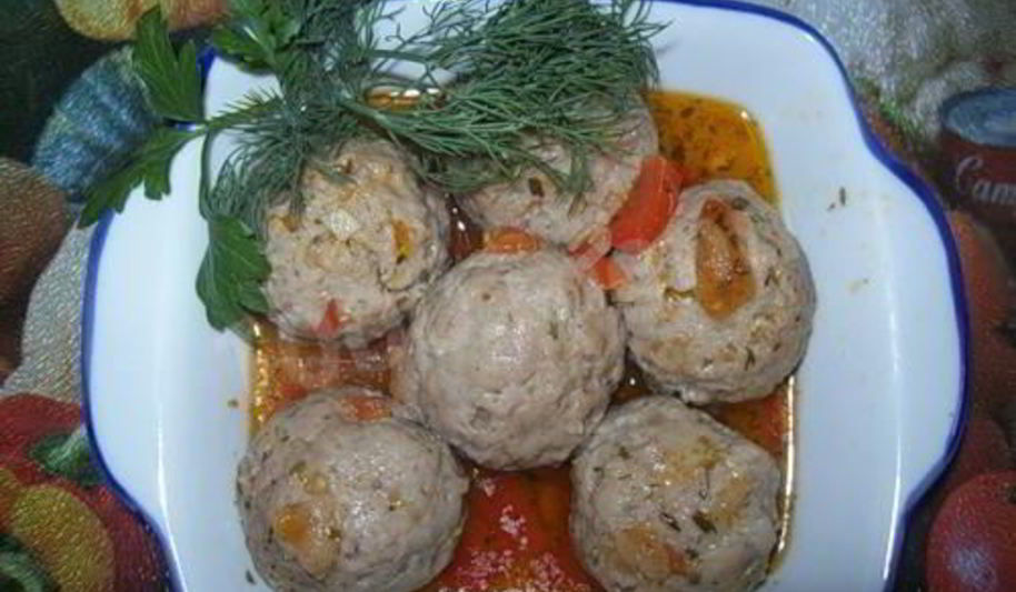 Рецепт тефтели с подливкой