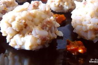 Тефтели с рисом на пару