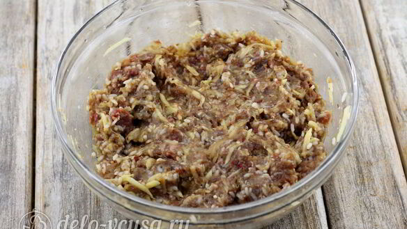 ШАГ 5. тефтели с рисом в духовке