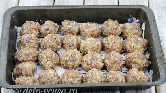ШАГ 6. тефтели с рисом в духовке