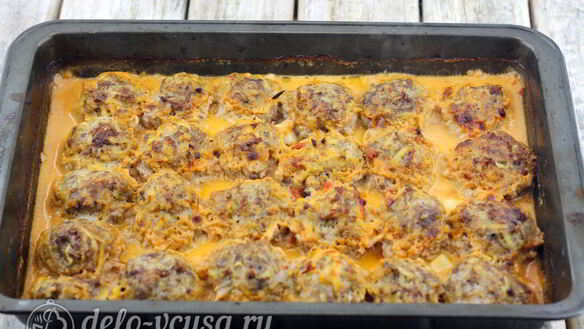 ШАГ 9. тефтели с рисом в духовке