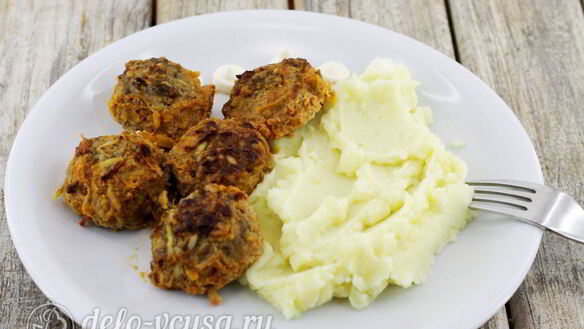 ШАГ 10. тефтели с рисом в духовке