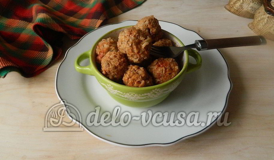 Рецепт тефтели с рисом в мультиварке