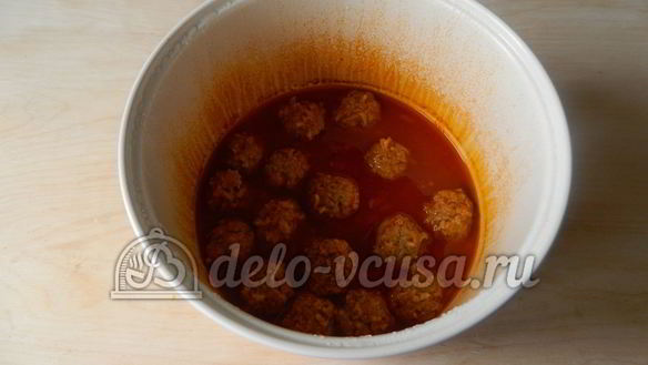 ШАГ 9. тефтели с рисом в мультиварке