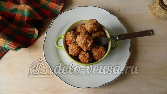 ШАГ 10. тефтели с рисом в мультиварке